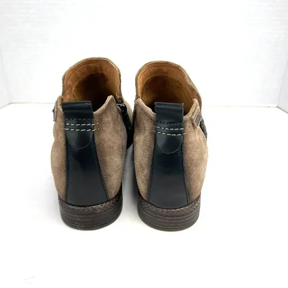 Pikolinos Suede Leather Ankle Boots Bootie ORDINO Sz 39 8.5 9 brown boho bootie - Picture 6 of 9